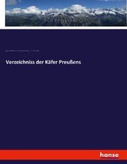 Cover von Verzeichniss der Käfer Preußens