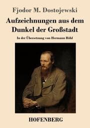 Cover von Aufzeichnungen aus dem Dunkel der Großstadt