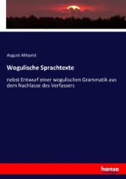 Cover von Wogulische Sprachtexte