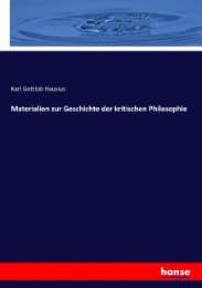 Cover von Materialien zur Geschichte der kritischen Philosophie