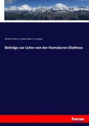 Cover von Beiträge zur Lehre von der Harnsäuren Diathese