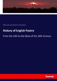 Cover von History of English Poetry