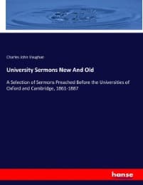 Cover von University Sermons New And Old