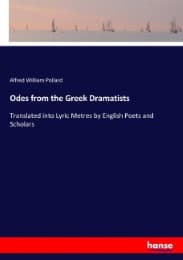 Cover von Odes from the Greek Dramatists