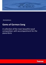 Cover von Gems of German Song
