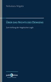 Cover von Über das Nichts des Denkens