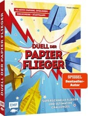 Cover von Duell der Papierflieger - Falte den schnellsten Flieger und gewinne ultimative Challenges
