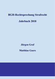 Cover von BGH-Rechtsprechung Strafrecht - Jahrbuch 2018