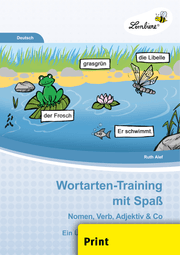 Cover von Wortarten-Training mit Spaß - Nomen, Verb
