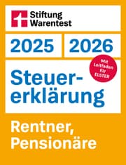 Cover von Steuererklärung 2025/2026 - Rentner, Pensionäre - Steuerratgeber für die Einkommensteuer mit Steuertipps, für Anfänger geeignet