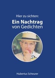Cover von Hier zu sichten: Ein Nachtrag von Gedichten