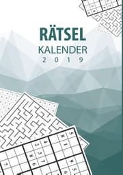 Cover von Rätsel Kalender 2019 - Terminplaner & Kalender 2019 mit 90 Rätseln