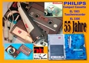 Cover von 55 Jahre PHILIPS - welterste Compact Cassette EL 1903 + Recorder EL 3300