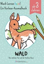 Cover von Wald - Ein Vorlese-Malbuch für Kinder ab 3 Jahren