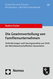 Cover von Die Gewinnverteilung von Familienunternehmen