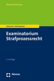 Cover von Examinatorium Strafprozessrecht