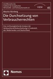 Cover von Die Durchsetzung von Verbraucherrechten