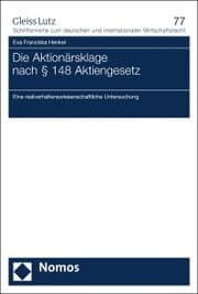 Cover von Die Aktionärsklage nach § 148 Aktiengesetz
