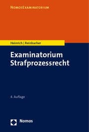 Cover von Examinatorium Strafprozessrecht