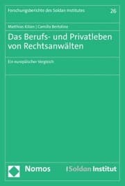 Cover von Das Berufs- und Privatleben von Rechtsanwälten
