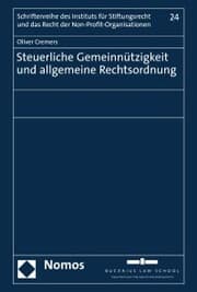 Cover von Steuerliche Gemeinnützigkeit und allgemeine Rechtsordnung