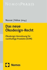 Cover von Das neue Ökodesign-Recht