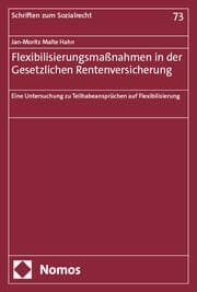 Cover von Flexibilisierungsmaßnahmen in der Gesetzlichen Rentenversicherung