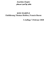 Cover von KISS MARPLE Einführung Thomas Hobbes, Francis Bacon