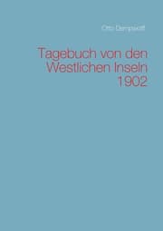 Cover von Tagebuch von den Westlichen Inseln 1902