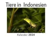 Cover von Tiere in Indonesien (Wandkalender 2024, Kalender DIN A4 quer, Monatskalender im Querformat mit Kalendarium, Das perfekte Geschenk)