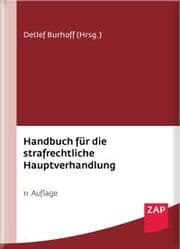 Cover von Handbuch für die strafrechtliche Hauptverhandlung