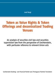 Cover von Token como Direitos de Valor & Token Offerings e Centros Comerciais Descentralizados