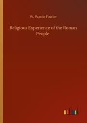 Cover von Religious Experience of the Roman People