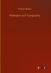 Cover von Shakspere and Typography