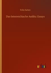 Cover von Das österreichische Antlitz: Essays