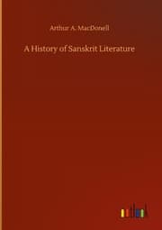 Cover von A History of Sanskrit Literature