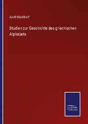 Cover von Studien zur Geschichte des griechischen Alphabets