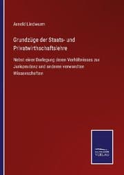 Cover von Grundzüge der Staats- und Privatwirthschaftslehre