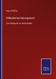 Cover von Altdeutsches Uebungsbuch