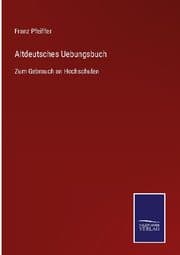 Cover von Altdeutsches Uebungsbuch