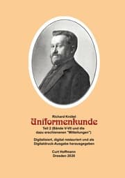 Cover von Richard Knötel, Uniformenkunde Teil 2 (Bände V-VII und die dazu erschienenen 'Mitteilungen'