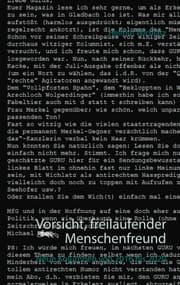 Cover von Vorsicht, freilaufender Menschenfreund