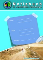 Cover von Notizbuch A5 400 Seiten kariert