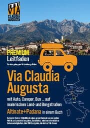 Cover von Via Claudia Augusta mit Auto, Camper, Bus,...'Altinate' + 'Padana' PREMIUM