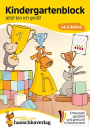 Cover von Kindergartenblock ab 3 Jahre - Jetzt bin ich groß!