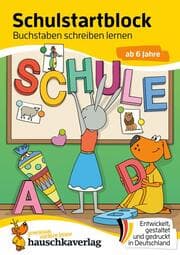 Cover von Schulstart-Block ab 6 Jahre - Buchstaben schreiben lernen