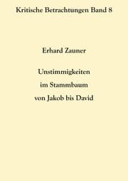 Cover von Unstimmigkeiten im Stammbaum von Jakob bis David