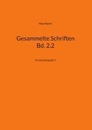 Cover von Gesammelte Schriften Bd. 2.2
