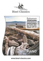 Cover von Variationen im ernsten Style über ein eigenes Thema, Opus 40
