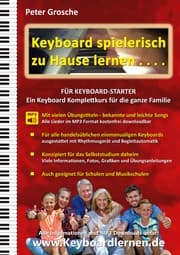 Cover von Keyboard spielerisch zu Hause lernen - für Keyboard Starter
